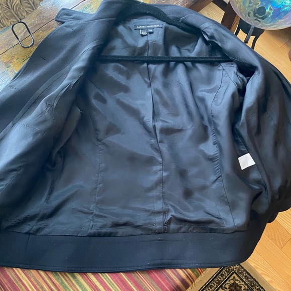 Sandra Angelozzi bomber style black jacket - Picture 4 of 4